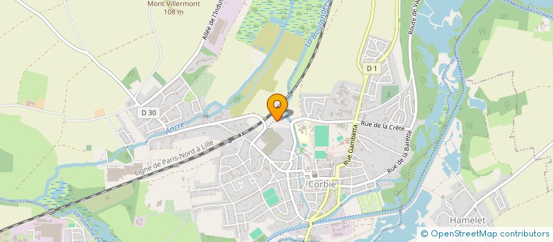 localisation de l'entreprise SCI LA SAPINIERE à CORBIE