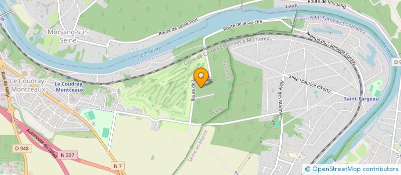 localisation de l'entreprise SCI LA SAPINIERE  LE COUDRAY-MONTCEAUX