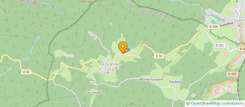 localisation de l'entreprise SCI LA SAPINIERE  PROVENCHERES-ET-COLROY