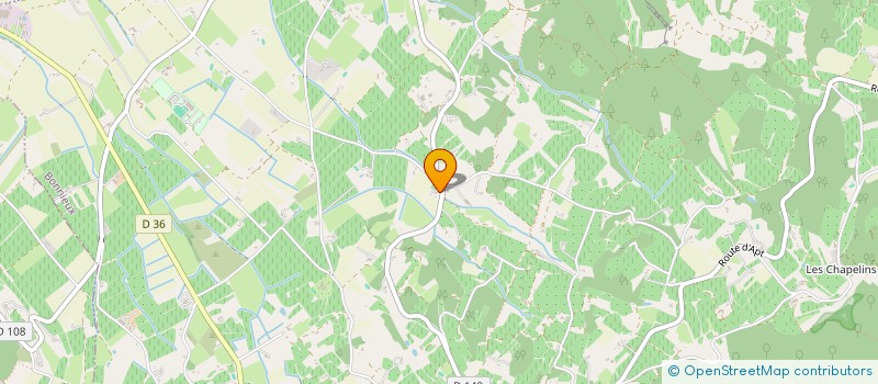 localisation de l'entreprise SCI LA SARA  BONNIEUX