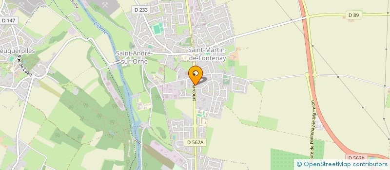 localisation de l'entreprise SCI LA SARCELLE DE LA CHARRIERE  SAINT-MARTIN-DE-FONTENAY