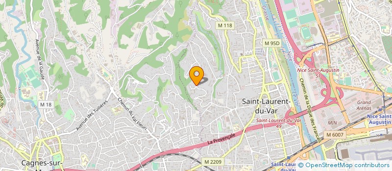localisation de l'entreprise SCI LA SARDANE à SAINT-LAURENT-DU-VAR