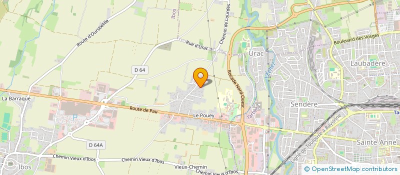 localisation de l'entreprise SCI LA SARDANE  IBOS