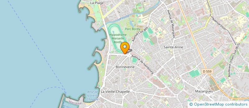 localisation de l'entreprise SCI LA SARETTE  MARSEILLE