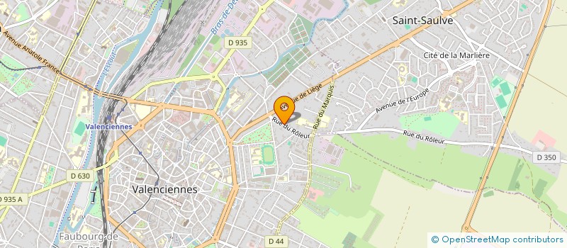 localisation de l'entreprise SCI LA SARRASINE  VALENCIENNES