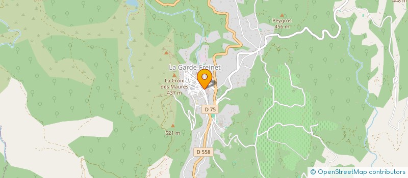 localisation de l'entreprise SCI LA SARRAZINE à LA GARDE-FREINET