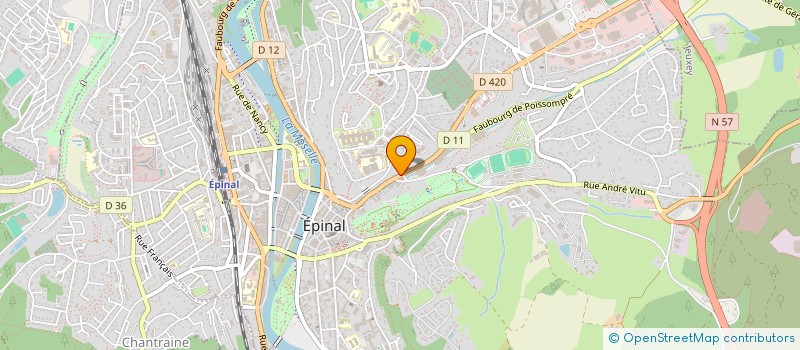 localisation de l'entreprise SCI LA SARRIETTE à EPINAL