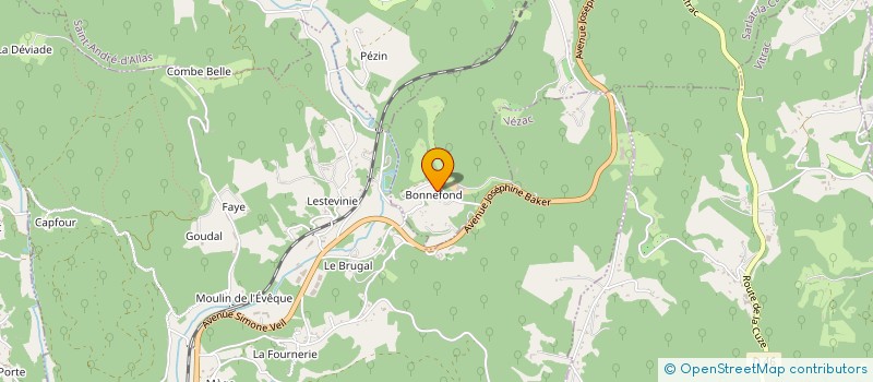 localisation de l'entreprise SCI LA SARSONNE  SARLAT-LA-CANEDA