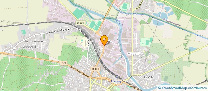 localisation de l'entreprise SCI LA SATEL à EPERNAY