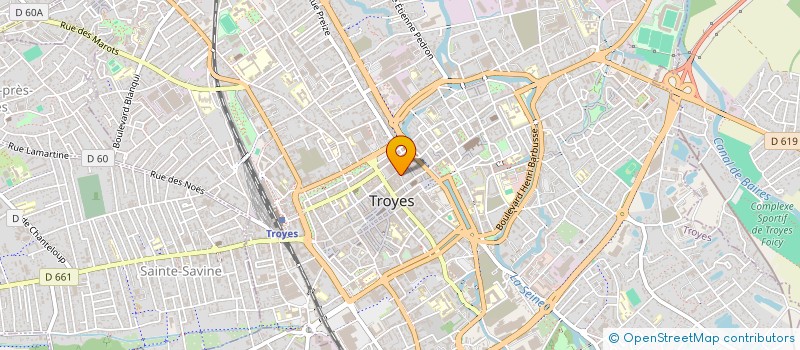 localisation de l'entreprise SCI LA SATIRE MENIPPEE à TROYES