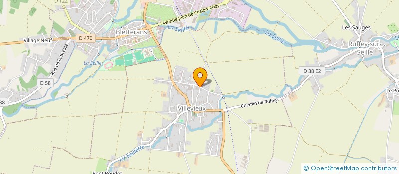 localisation de l'entreprise SCI LA SAUGENOISE  VILLEVIEUX