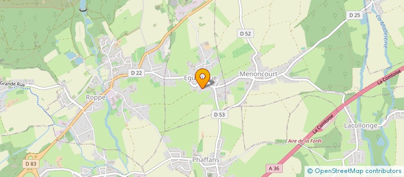 localisation de l'entreprise SCI LA SAULE  EGUENIGUE
