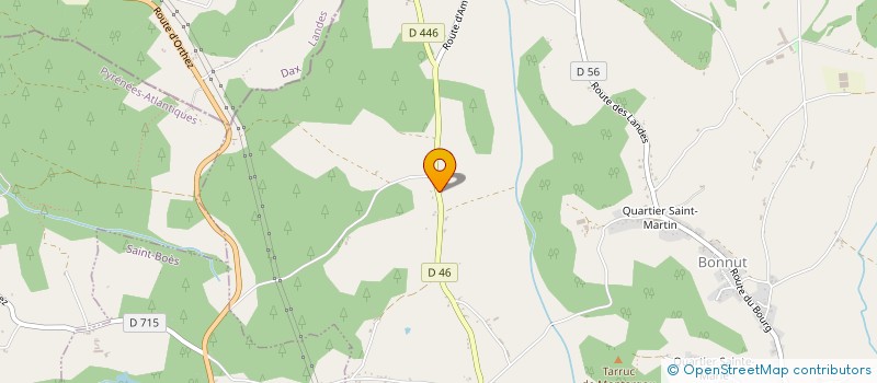 localisation de l'entreprise SCI LA SAULTOISE  SAULT-DE-NAVAILLES