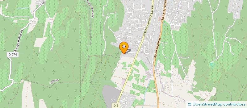 localisation de l'entreprise SCI LA SAULX  TRESQUES