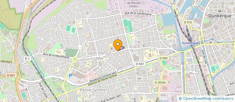 localisation de l'entreprise SCI LA SAULX à DUNKERQUE