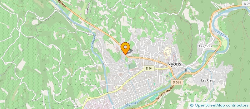 localisation de l'entreprise SCI LA SAUSSAC  NYONS