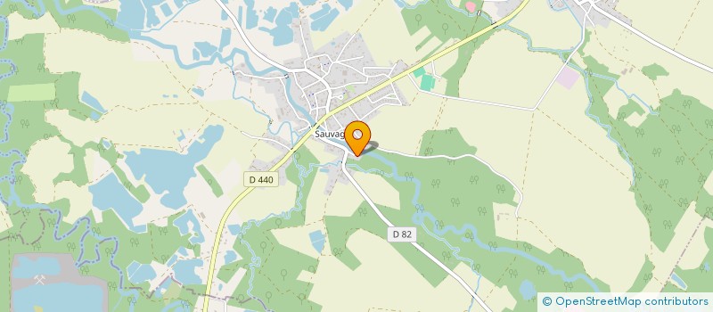 localisation de l'entreprise SCI LA SAUVAGE  SAINT-JUST-SAUVAGE