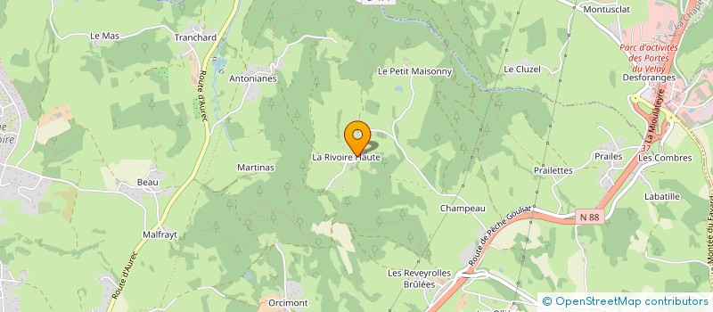 localisation de l'entreprise SCI LA SAUVAGERE  MONISTROL-SUR-LOIRE