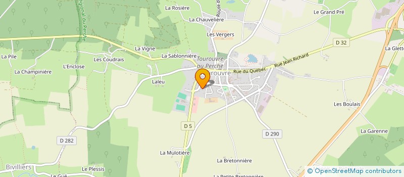 localisation de l'entreprise SCI LA SAUVAGERE à TOUROUVRE AU PERCHE