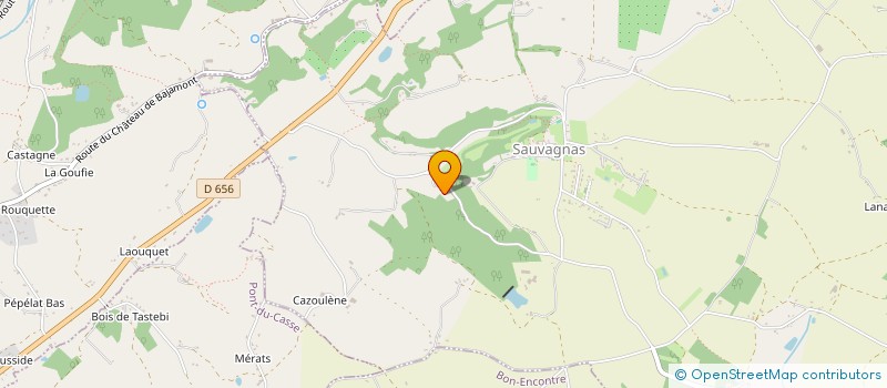 localisation de l'entreprise SCI LA SAUVAGERE  LA CROIX-BLANCHE