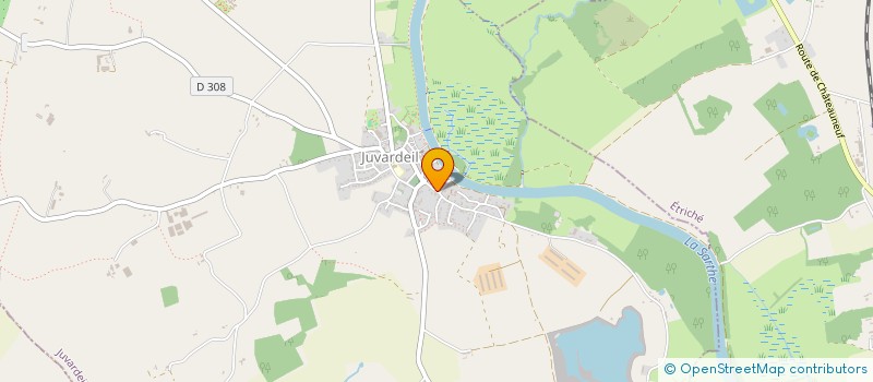 localisation de l'entreprise SCI LA SAUVAGERE  LES HAUTS-D'ANJOU