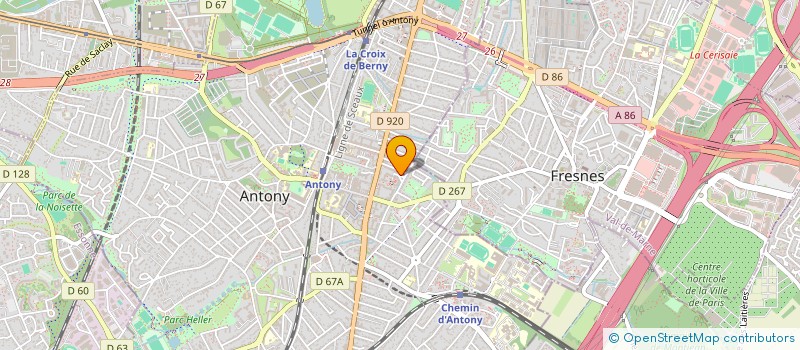 localisation de l'entreprise SCI LA SAUVAGINE à ANTONY