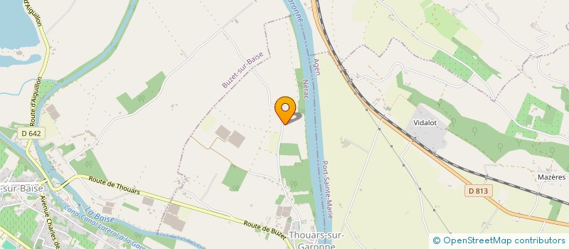 localisation de l'entreprise SCI LA SAUVAGINE  VIANNE