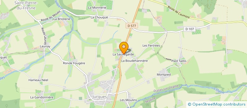 localisation de l'entreprise SCI LA SAUVEGARDE  DIALAN SUR CHAINE