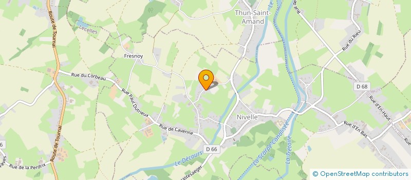 localisation de l'entreprise SCI LA SAUVEGARDE  SAINT-AMAND-LES-EAUX