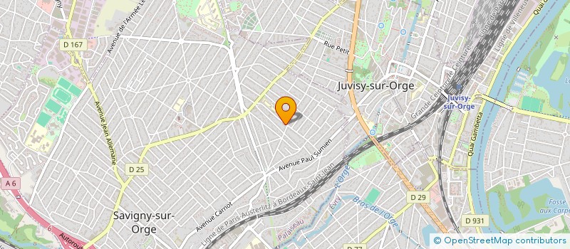 localisation de l'entreprise SCI LA SAVIGNY  SAVIGNY-SUR-ORGE