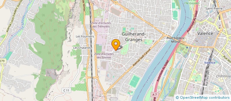 localisation de l'entreprise SCI LA SAVINE à GUILHERAND GRANGES