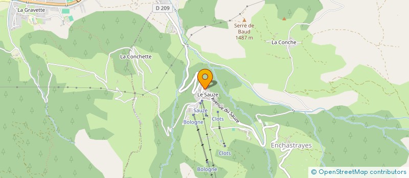 localisation de l'entreprise SCI LA SAVONNETTE à BARCELONNETTE