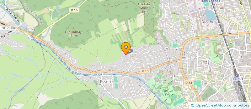 localisation de l'entreprise SCI LA SAVOUREUSE à ESSERT