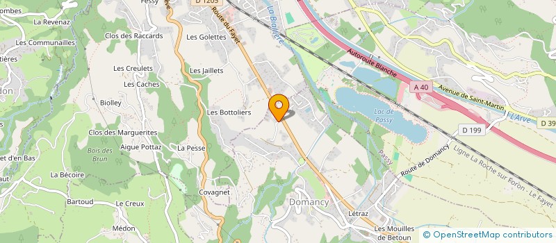 localisation de l'entreprise SCI LA SAVOYARDE  DOMANCY