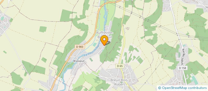 localisation de l'entreprise SCI LA SAVOYARDE  AUFFREVILLE-BRASSEUIL