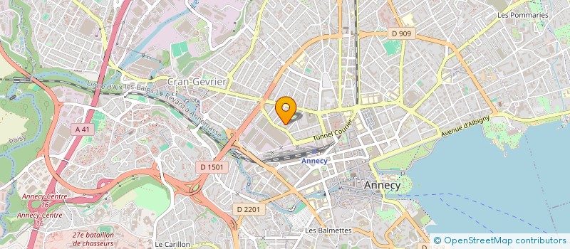 localisation de l'entreprise SCI LA SAVOYARDE à ANNECY