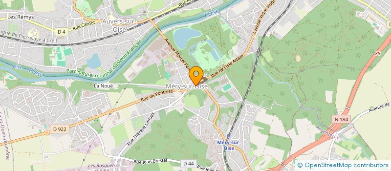 localisation de l'entreprise SCI LA SAVOYENNE  MERY-SUR-OISE