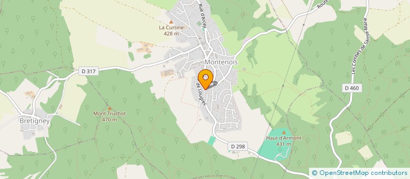 localisation de l'entreprise SCI LA SAYE  MONTENOIS