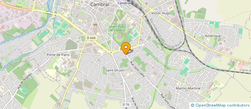 localisation de l'entreprise SCI LA SCALDOBRIDGIENNE  CAMBRAI