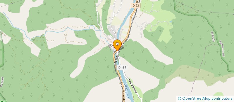 localisation de l'entreprise SCI LA SCIE  ROMEYER