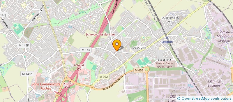 localisation de l'entreprise SCI LA SCIERIE à LESQUIN