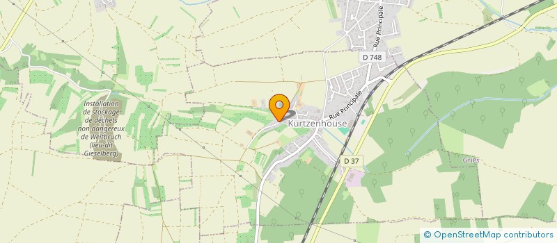 localisation de l'entreprise SCI LA SCIERIE  KURTZENHOUSE