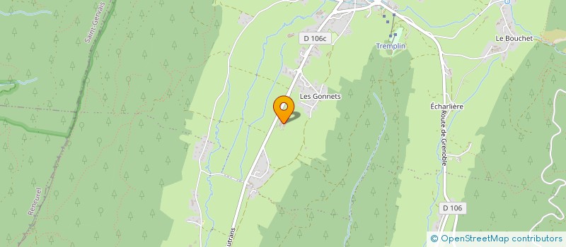 localisation de l'entreprise SCI LA SCIERIE  AUTRANS-MEAUDRE EN VERCORS