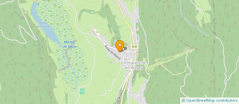 localisation de l'entreprise SCI LA SCIERIE  PLATEAU D'HAUTEVILLE