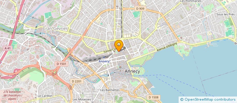 localisation de l'entreprise SCI LA  SCUDERIA à ANNECY