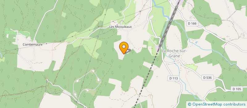 localisation de l'entreprise SCI LA SEAUVE  LA  ROCHE SUR GRANE