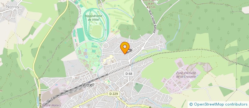 localisation de l'entreprise SCI LA SECONDAIRE  VITTEL