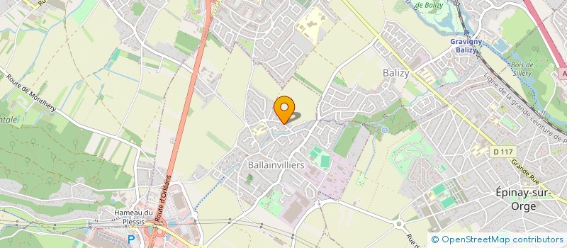 localisation de l'entreprise SCI LA SECONDE  BALLAINVILLIERS