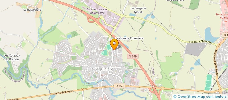 localisation de l'entreprise SCI LA SEG  LA SEGUINIERE