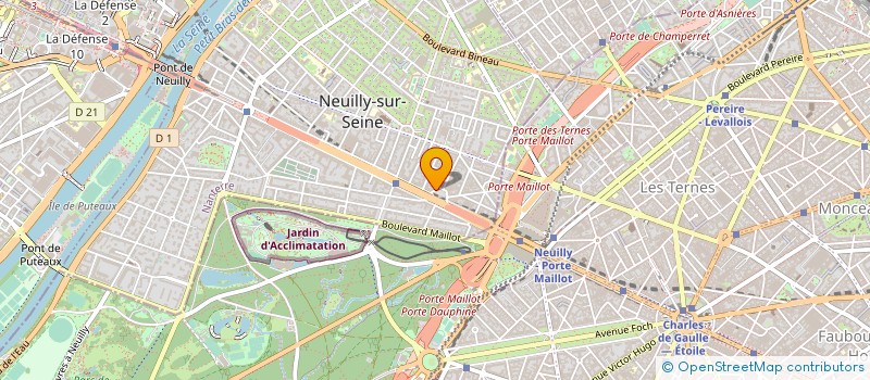 localisation de l'entreprise SCI LA SEGADE à NEUILLY-SUR-SEINE